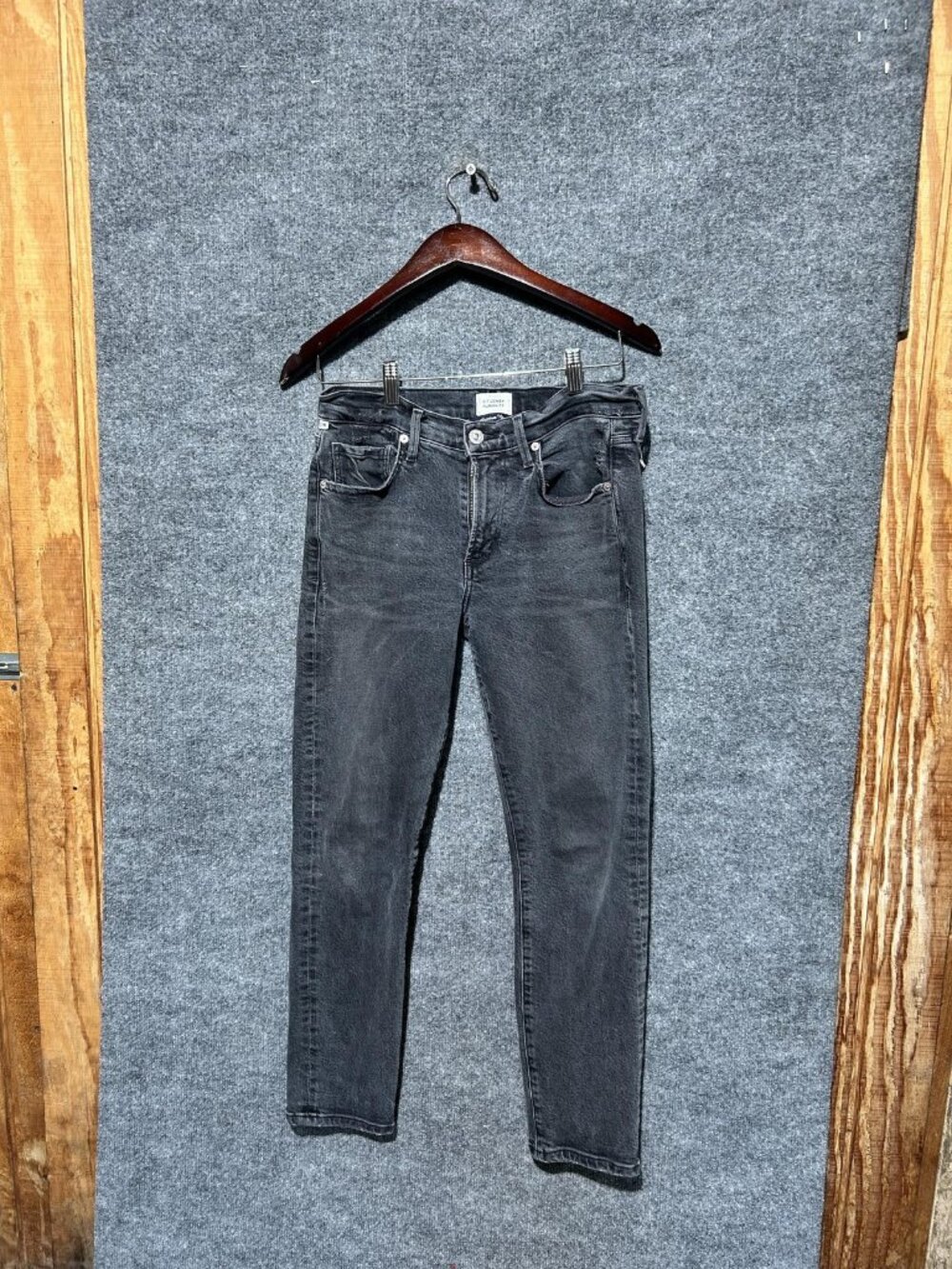 Citizens Of Humanity Jeans Womens 29 Gray Charcoal Wash Ella Skinny Slim Denim - Picture 1 of 8